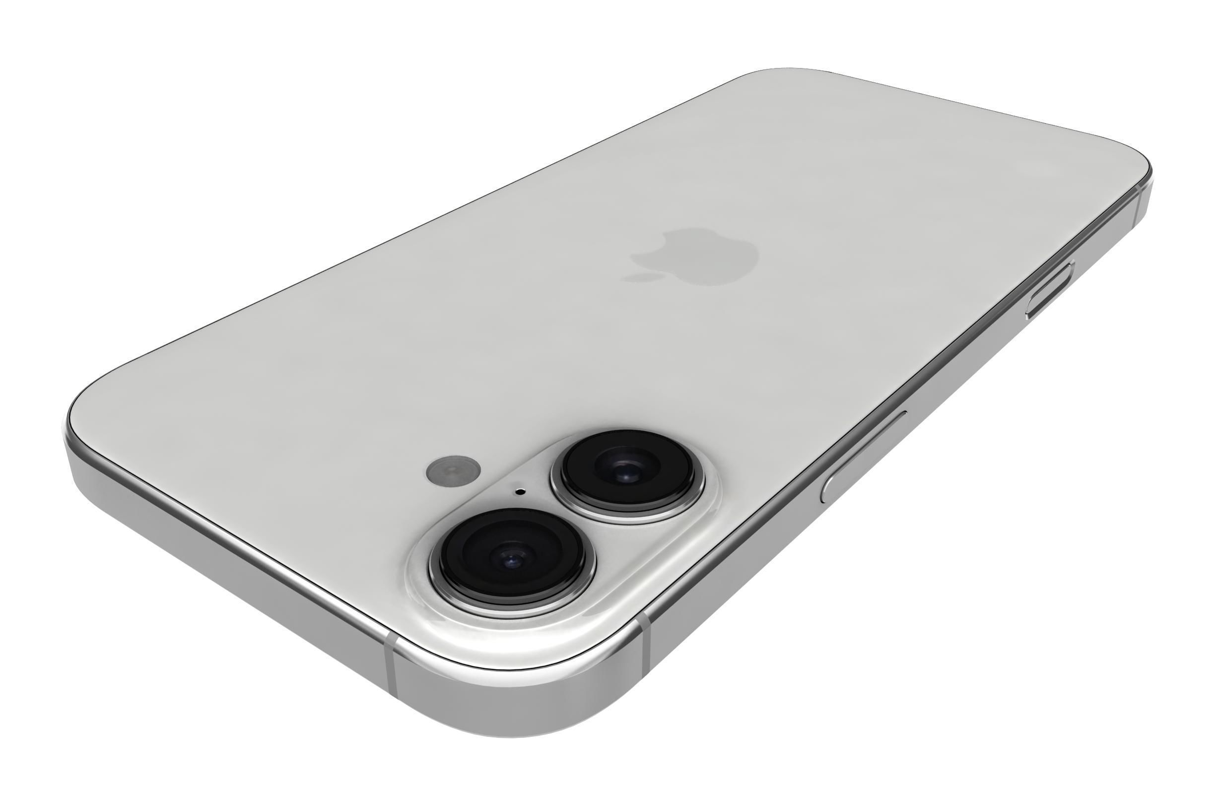 Apple iPhone 16 Plus White 3D model_15