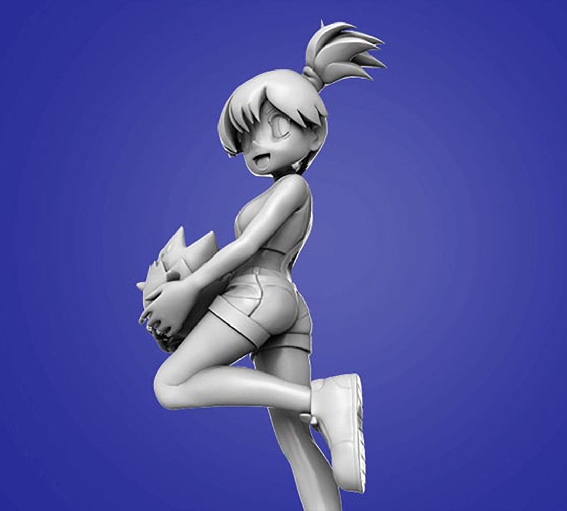 Misty Pokemon 3D Model Ready to Print 3D print model_3