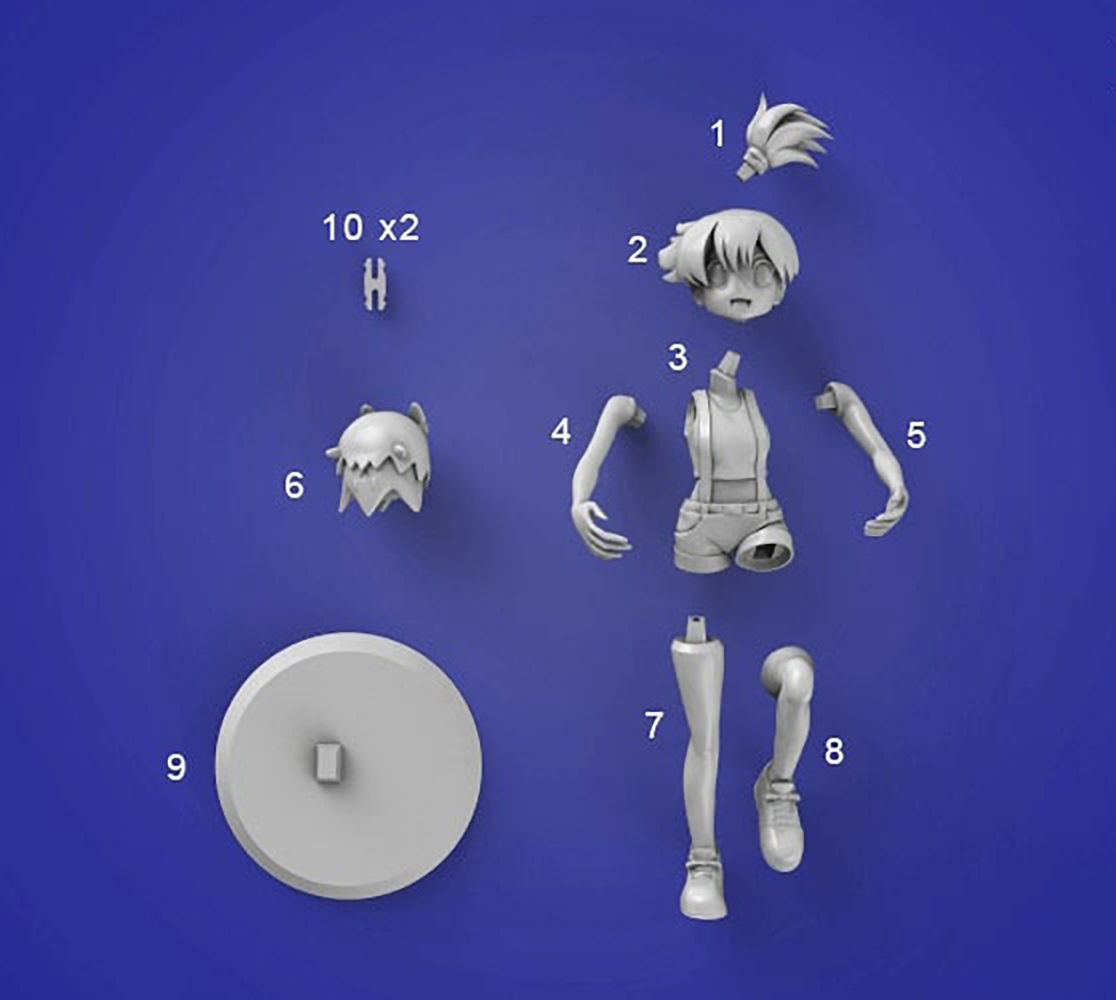 Misty Pokemon 3D Model Ready to Print 3D print model_8