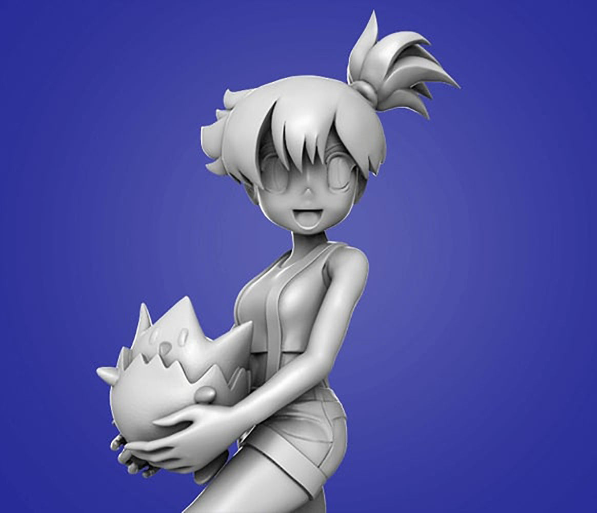 Misty Pokemon 3D Model Ready to Print 3D print model_1