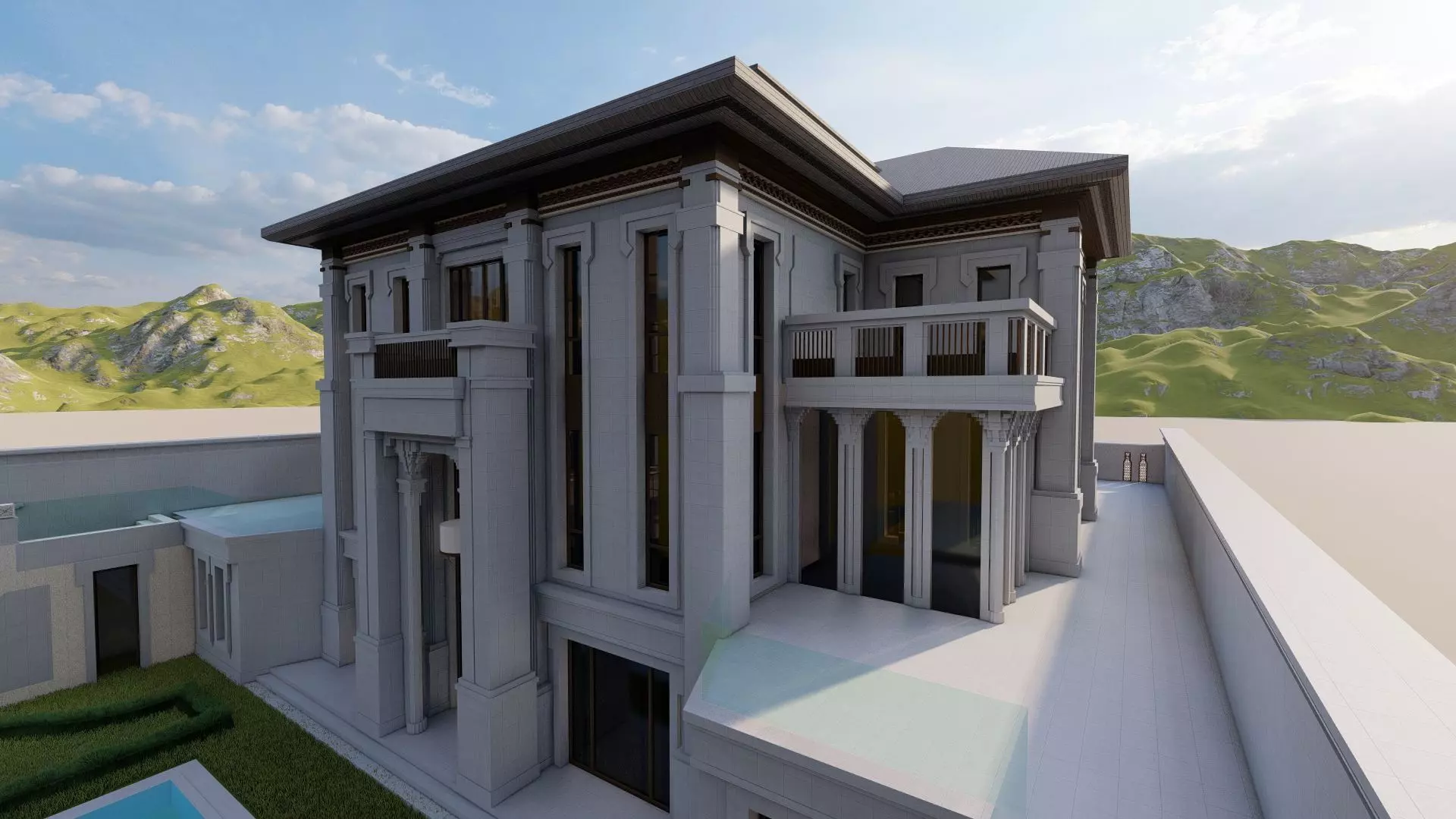 old house-Old Abandoned House 3D model_0