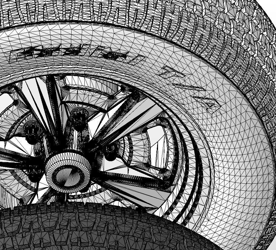 Wheels Pontiac Rallye II for your scale model 3D print model_16