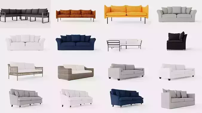 Collection of Sofa - 100 Models 