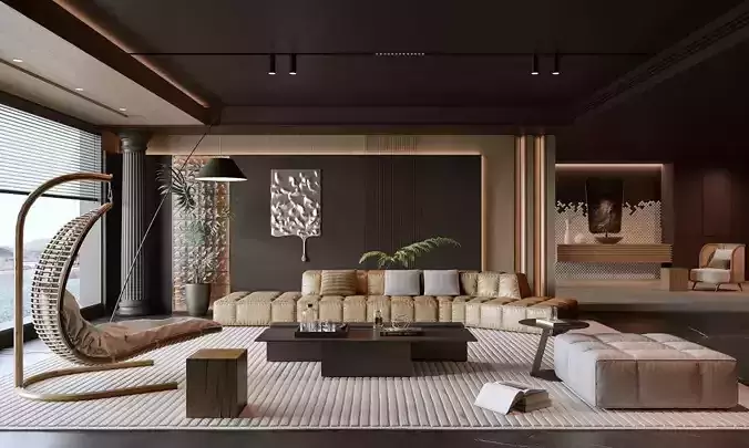 Light luxury sofa 19