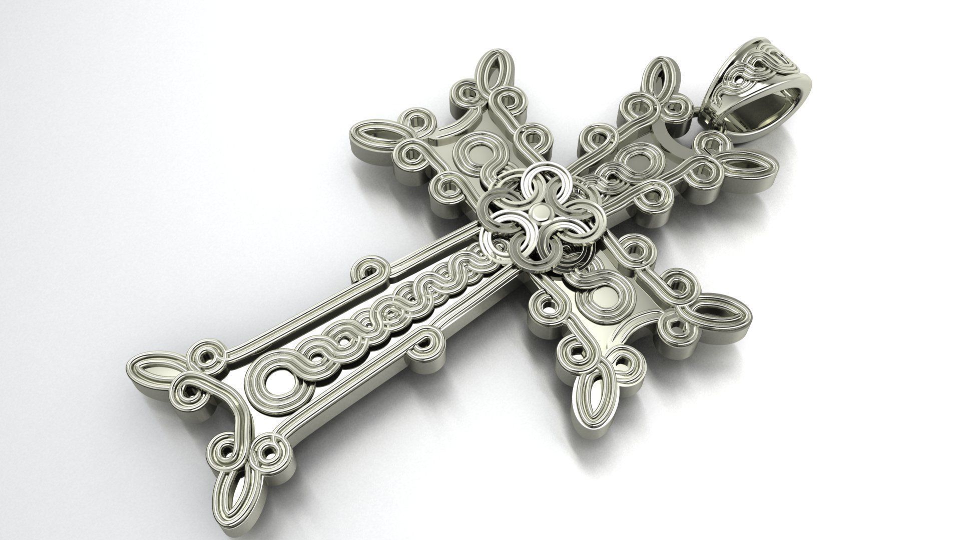 Armenian Cross Abstrakt Printing Model Free 3D print model 3D print model_3