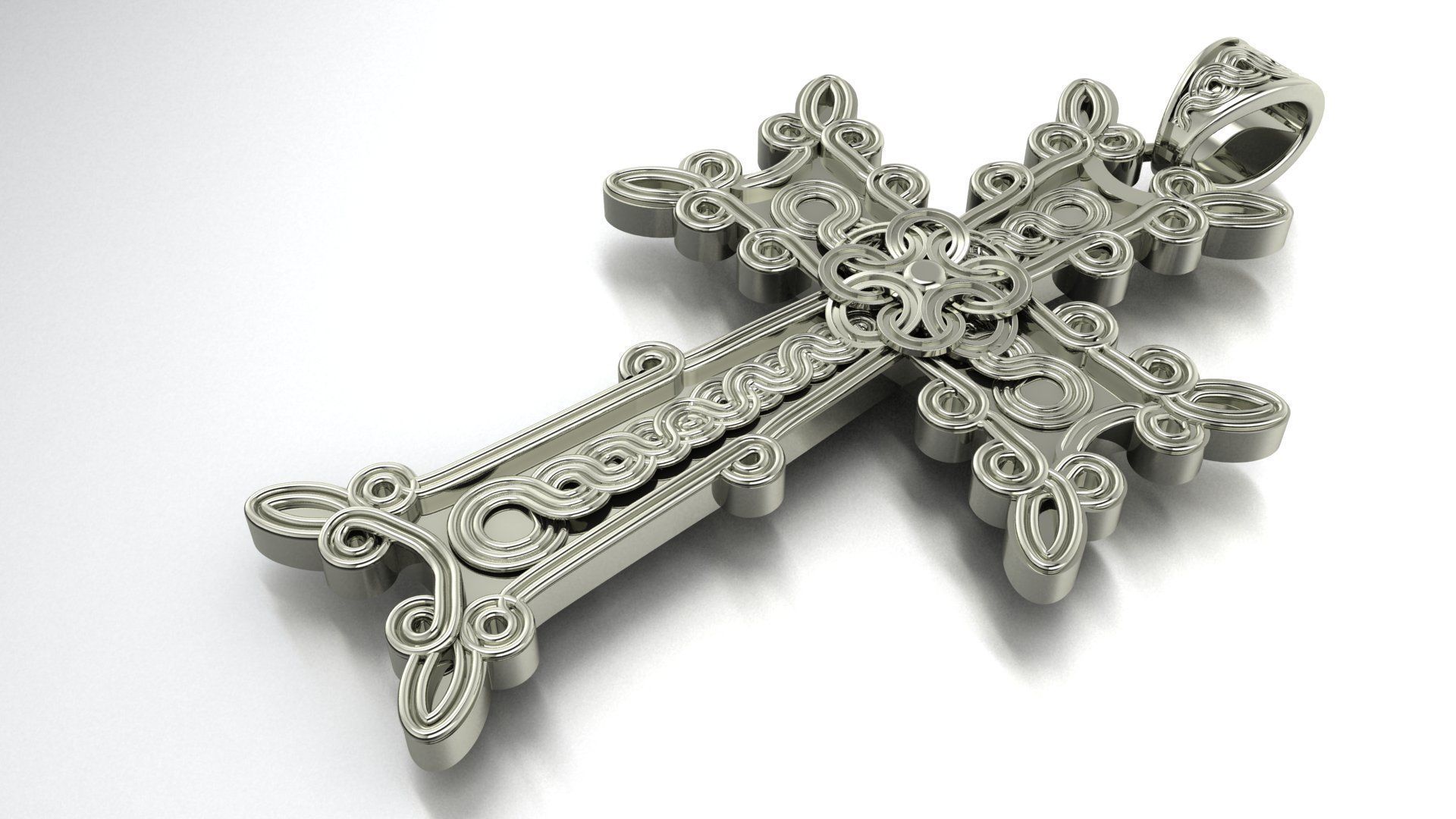 Armenian Cross Abstrakt Printing Model Free 3D print model 3D print model_6