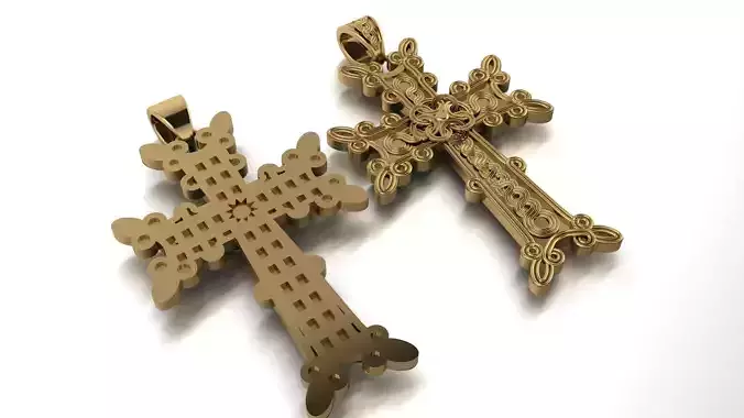 Armenian Cross Abstrakt Printing Model Free 3D print model