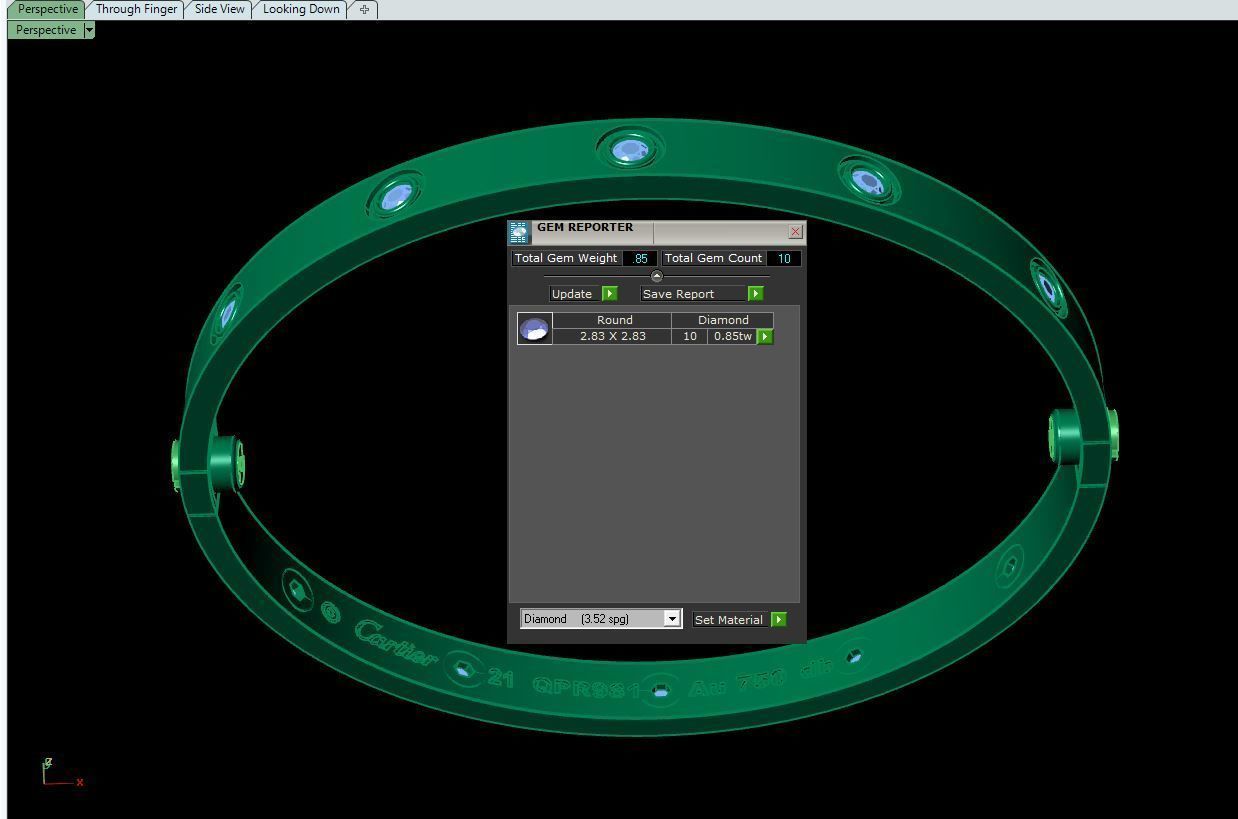 Love Bracelet 21 Size Full 3D print model_8