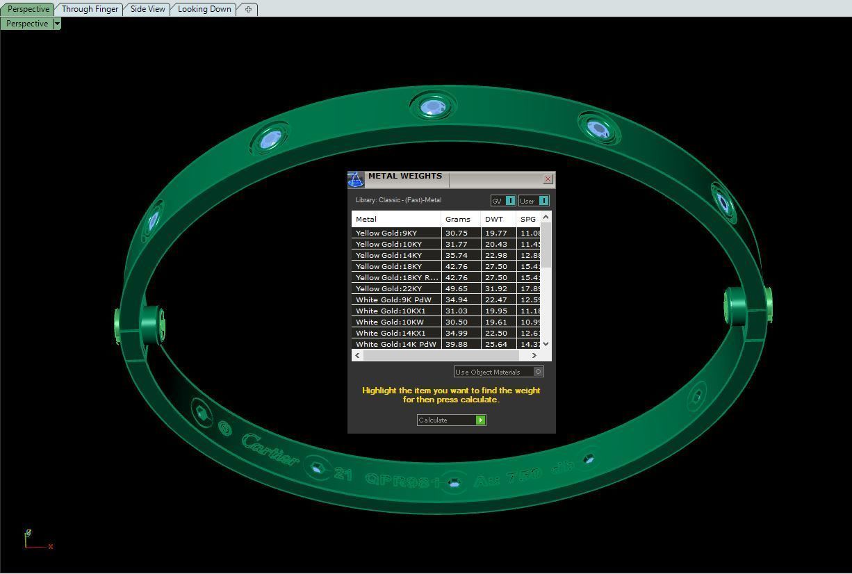 Love Bracelet 21 Size Full 3D print model_7