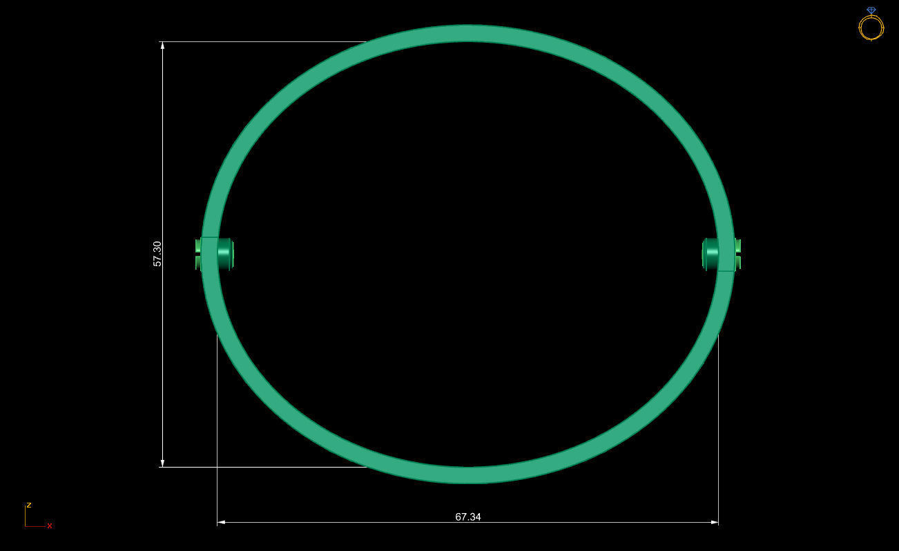 Love Bracelet 21 Size Full 3D print model_3