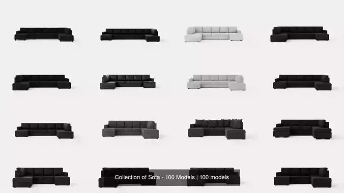 Collection of Sofa - 100 Models
