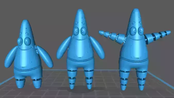 Patrick Star  3 Variants
