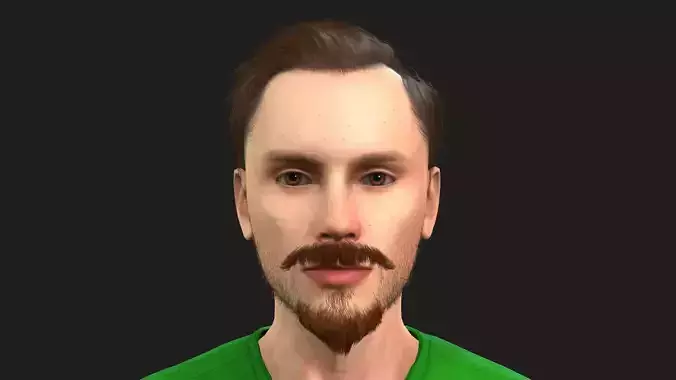 Realistic Rigged 3D Male Character Game Ready Animation