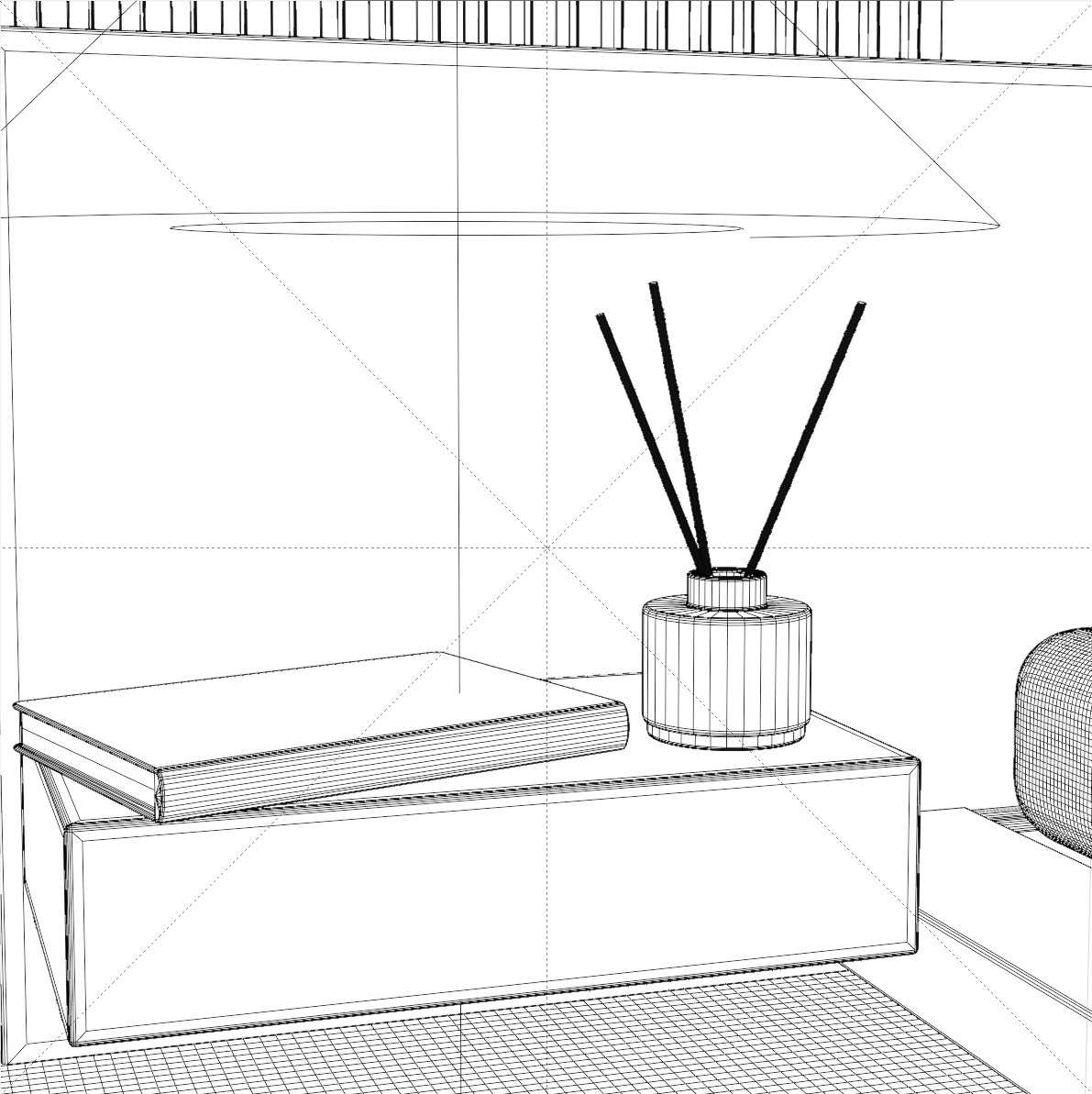 Minimalist Bedroom-Interior 3D model_8