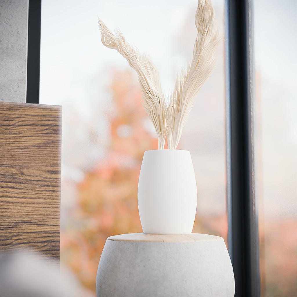 Minimalist Bedroom-Interior 3D model_5