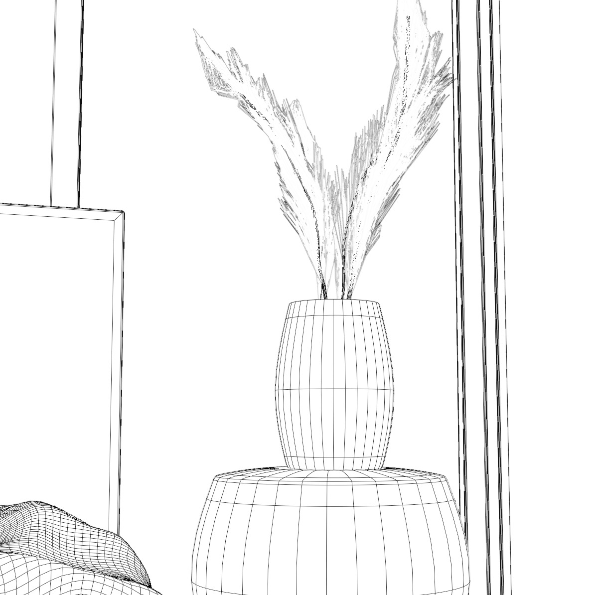 Minimalist Bedroom-Interior 3D model_9