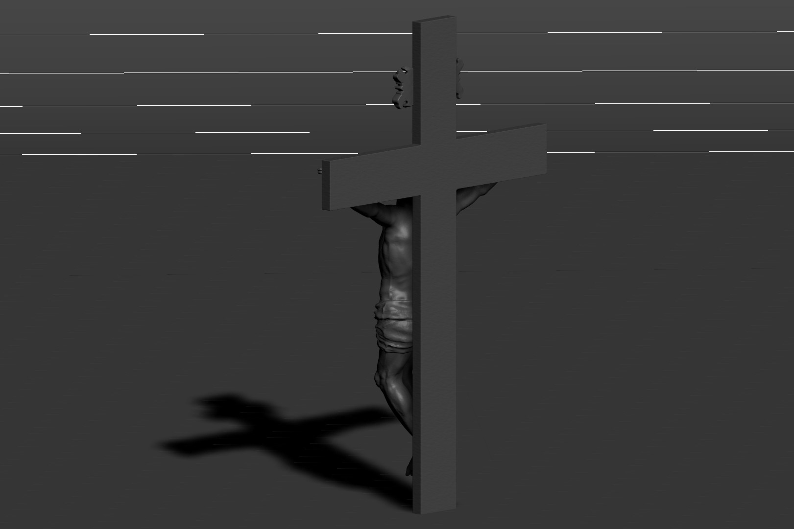 JESUS ON THE CROSS  3D model_2