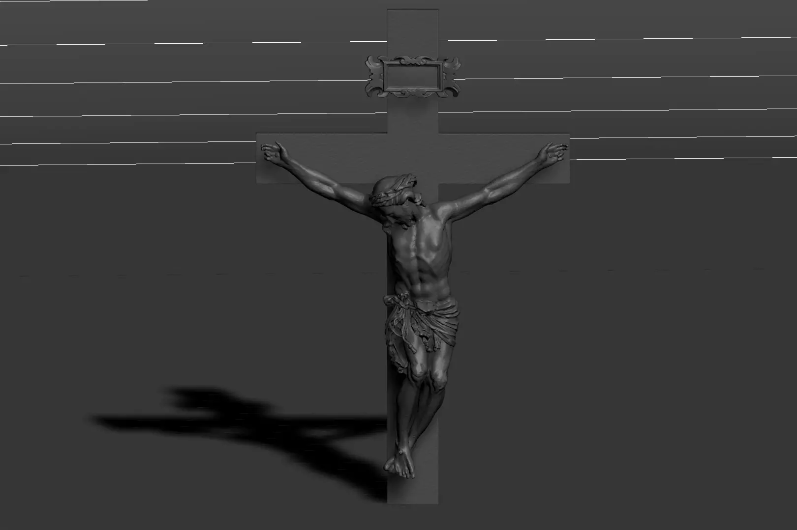 JESUS ON THE CROSS  3D model_0