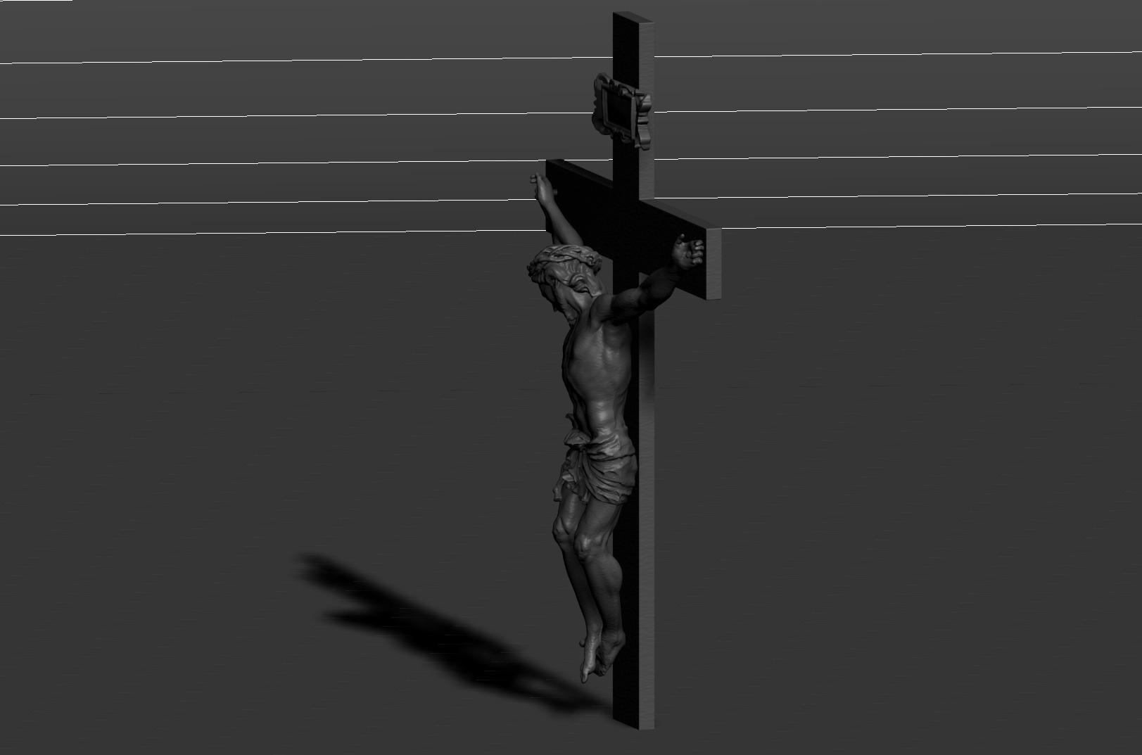 JESUS ON THE CROSS  3D model_1