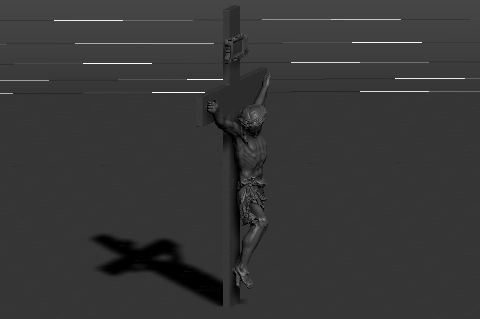 JESUS ON THE CROSS  3D model_3