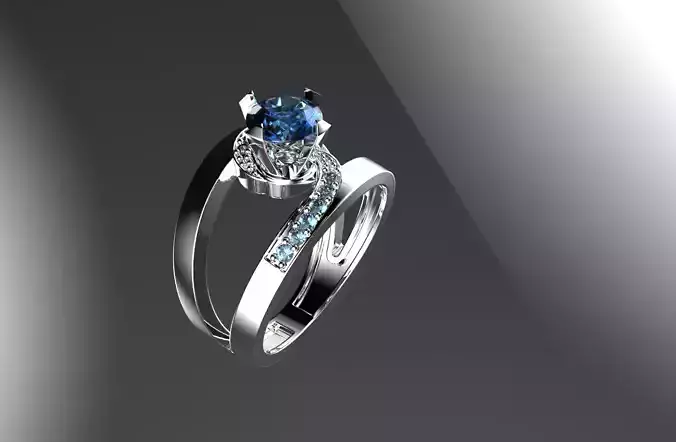 jewelry ring 98 3D print model