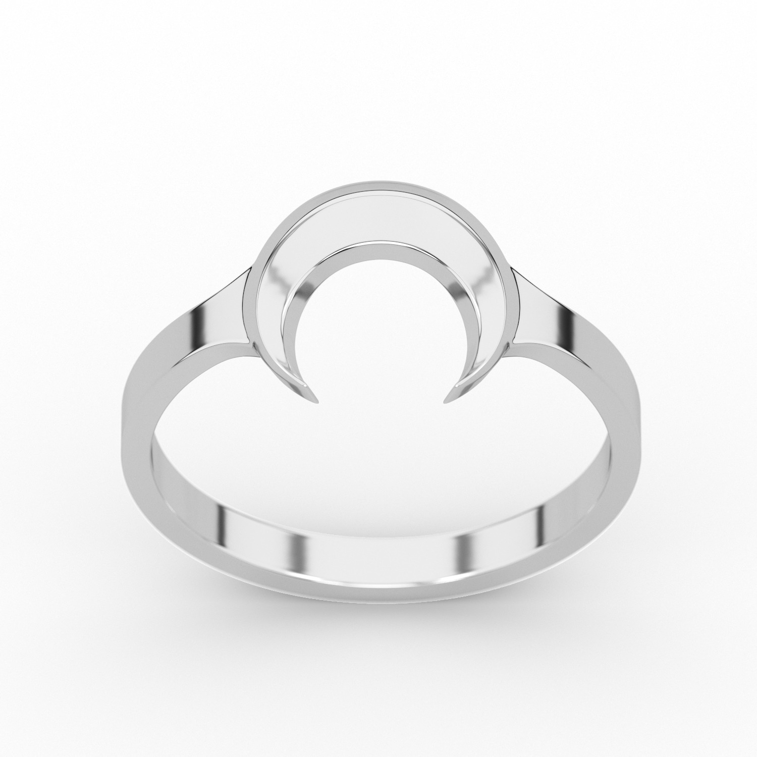 Ring moon RSize 11US 3D print model_16