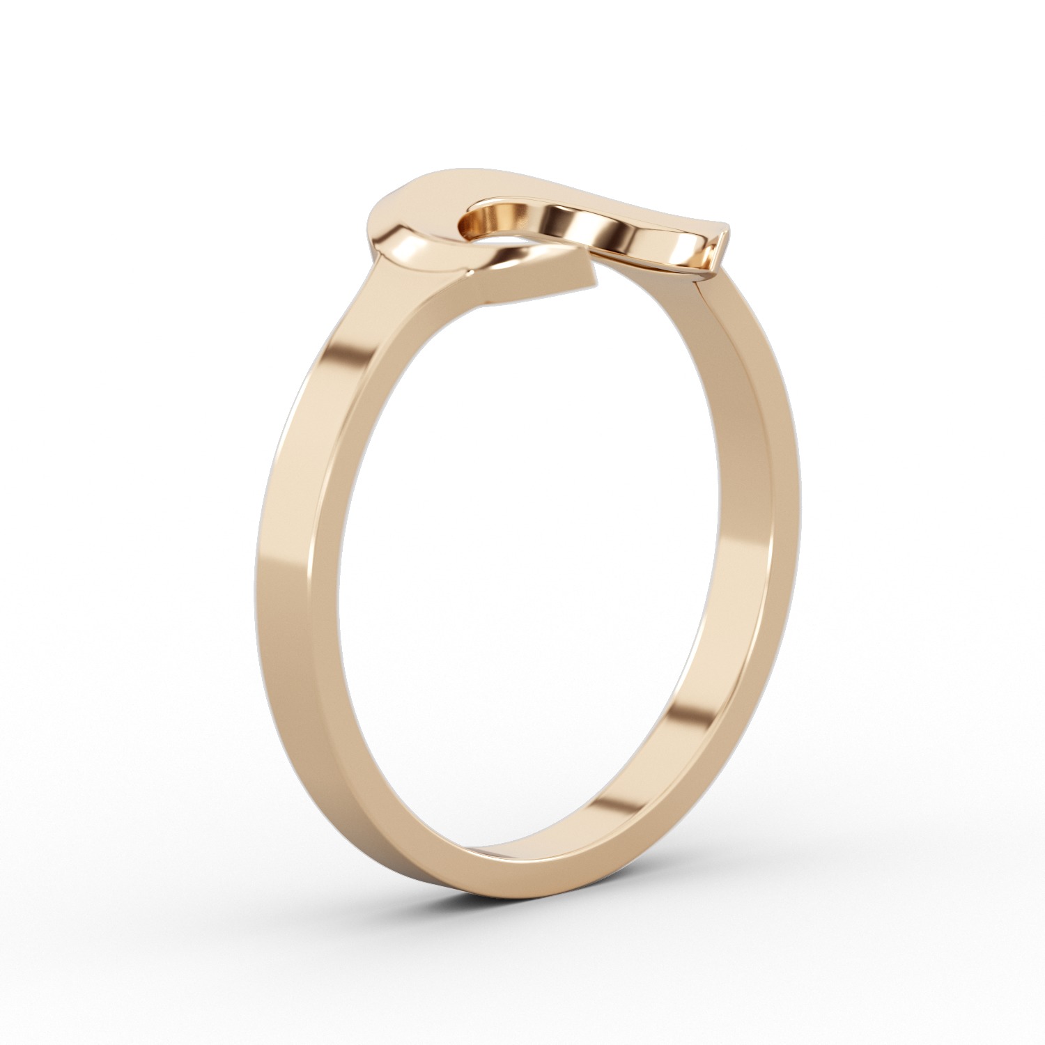 Ring moon RSize 11US 3D print model_8