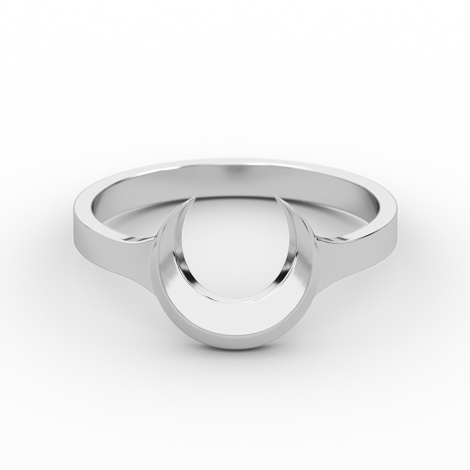 Ring moon RSize 6US 3D print model_23