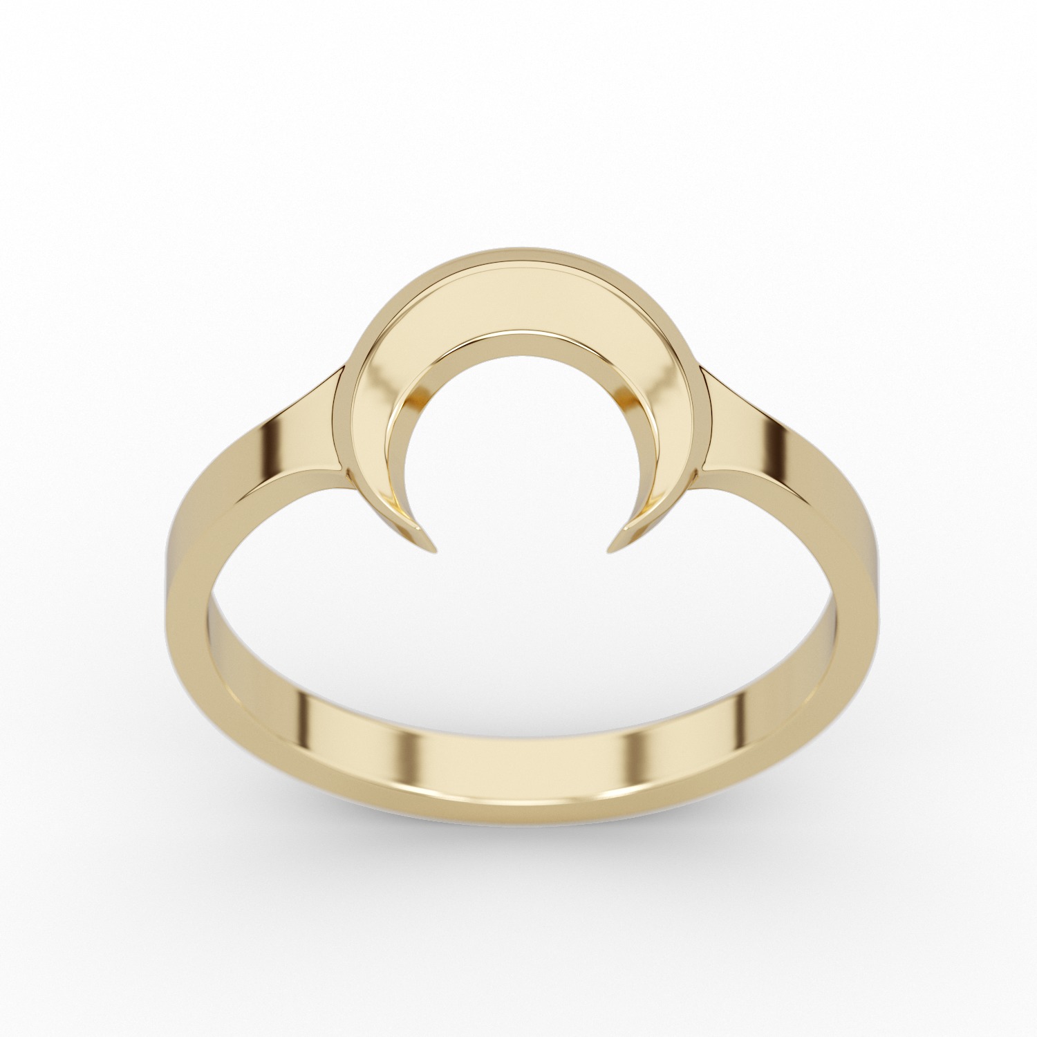 Ring moon RSize 5US 3D print model_7