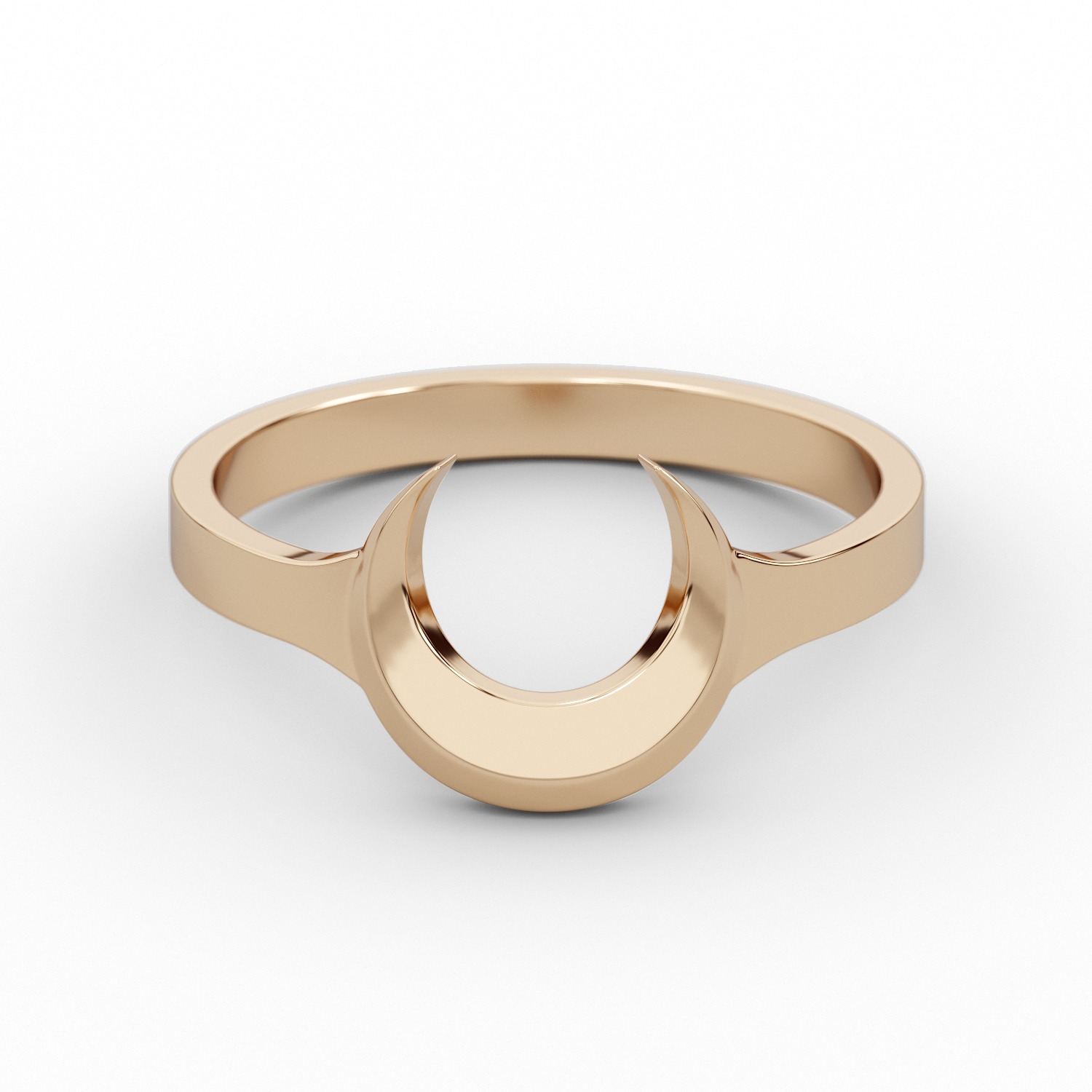 Ring moon RSize 5US 3D print model_12