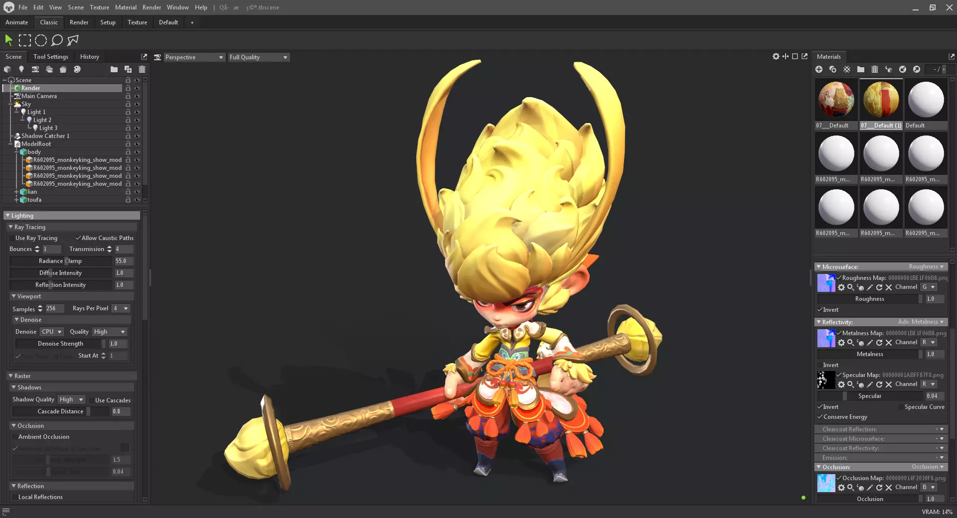 monkey Low-poly 3D model_0