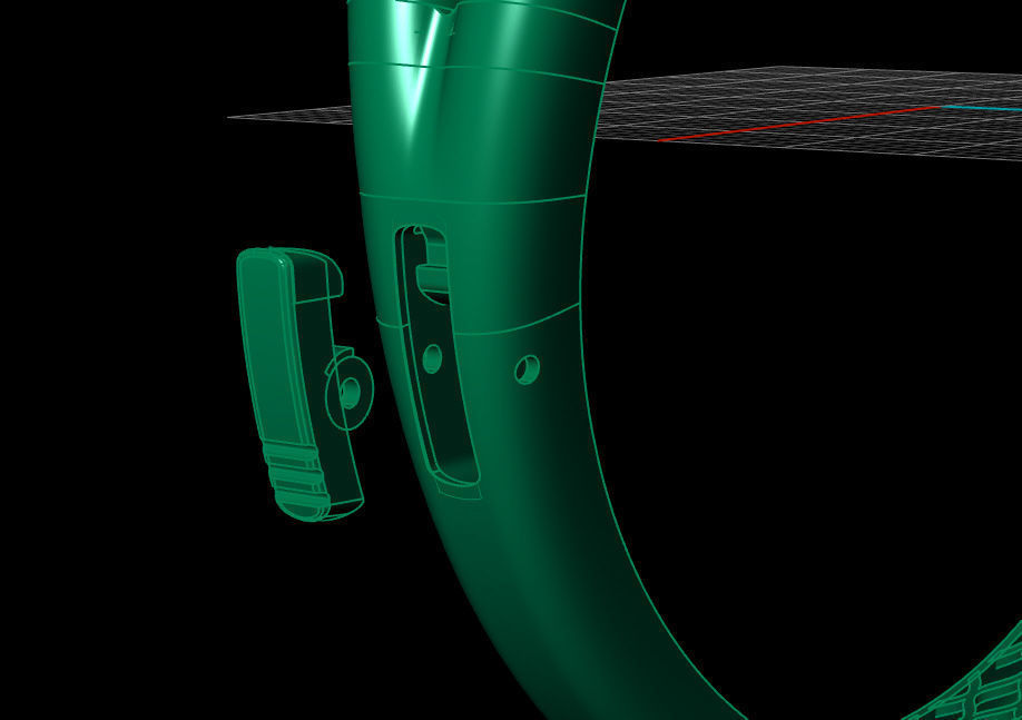 Bracelet Ring 3D print model_5