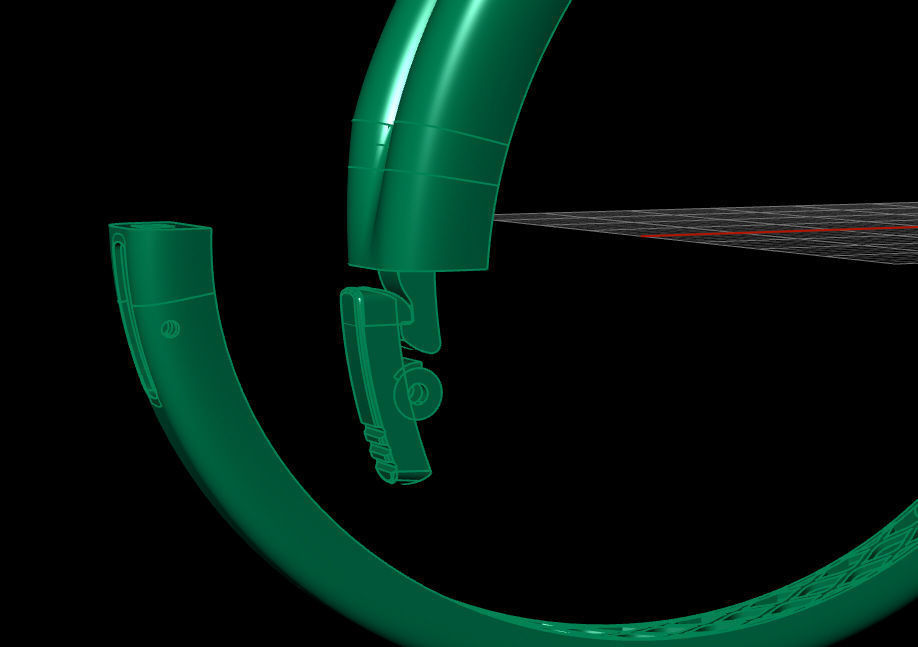 Bracelet Ring 3D print model_4