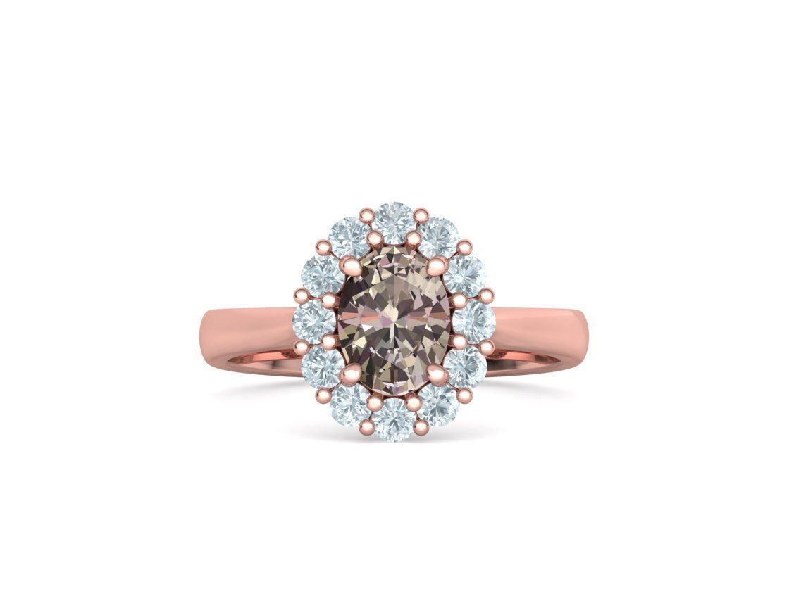 8x6 Oval 1ct Gem Princess Diana Ring and Pendant Collection _25