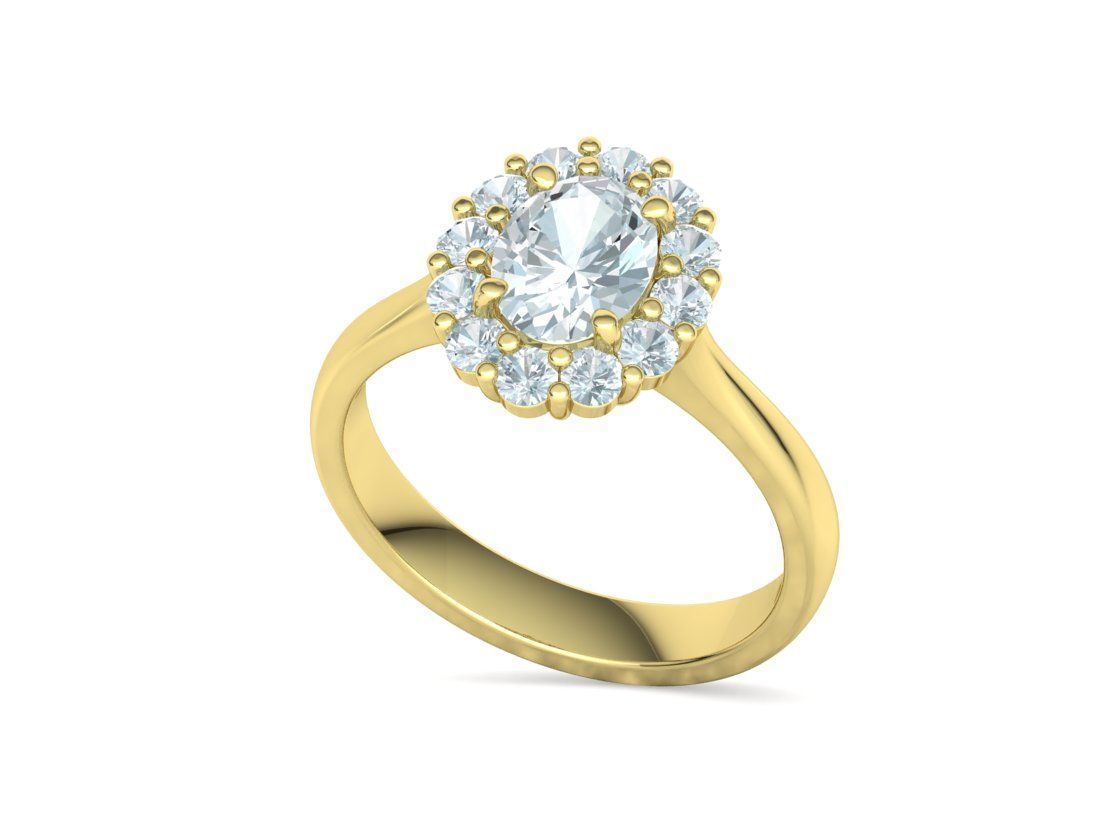 8x6 Oval 1ct Gem Princess Diana Ring and Pendant Collection _46