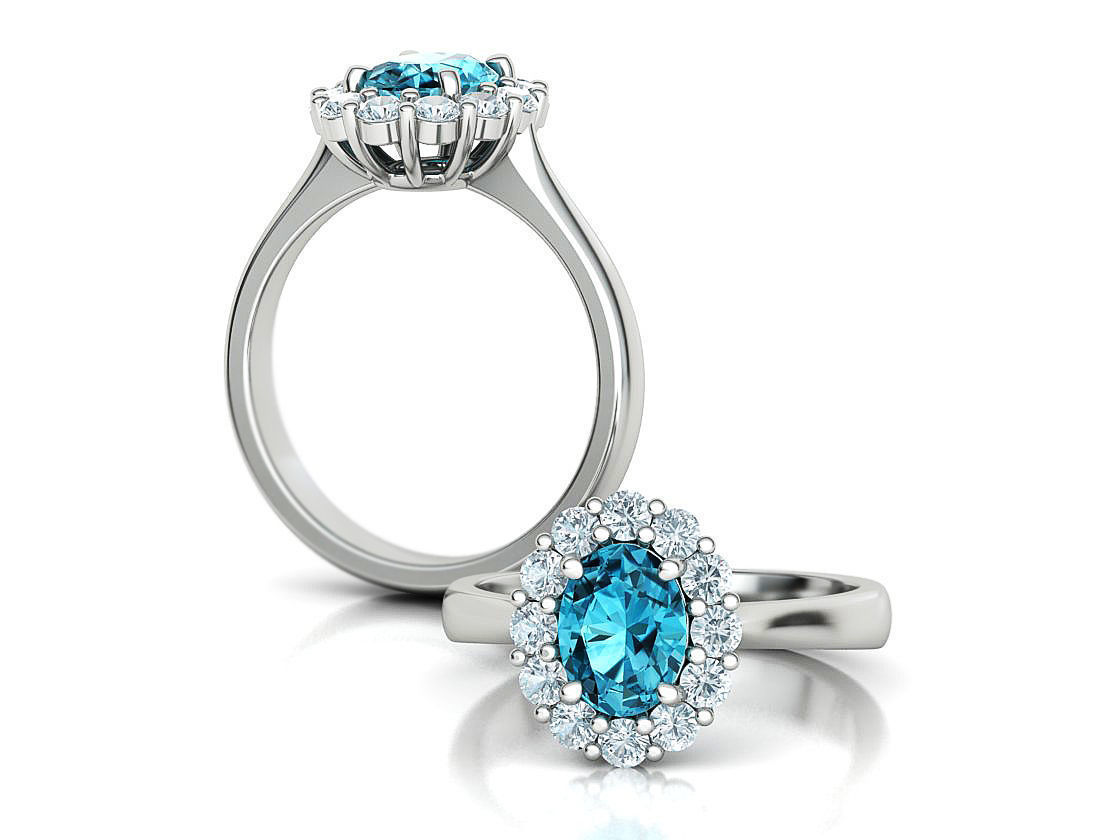 8x6 Oval 1ct Gem Princess Diana Ring and Pendant Collection _21