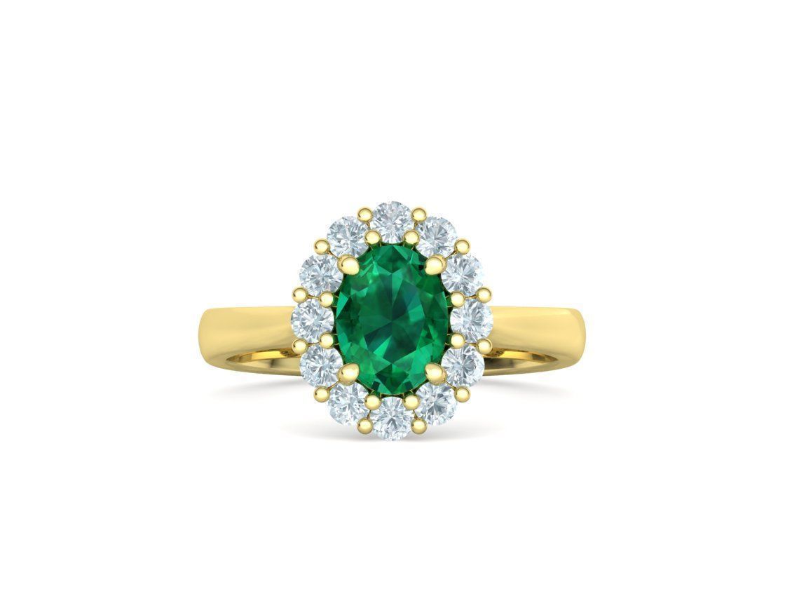 8x6 Oval 1ct Gem Princess Diana Ring and Pendant Collection _26