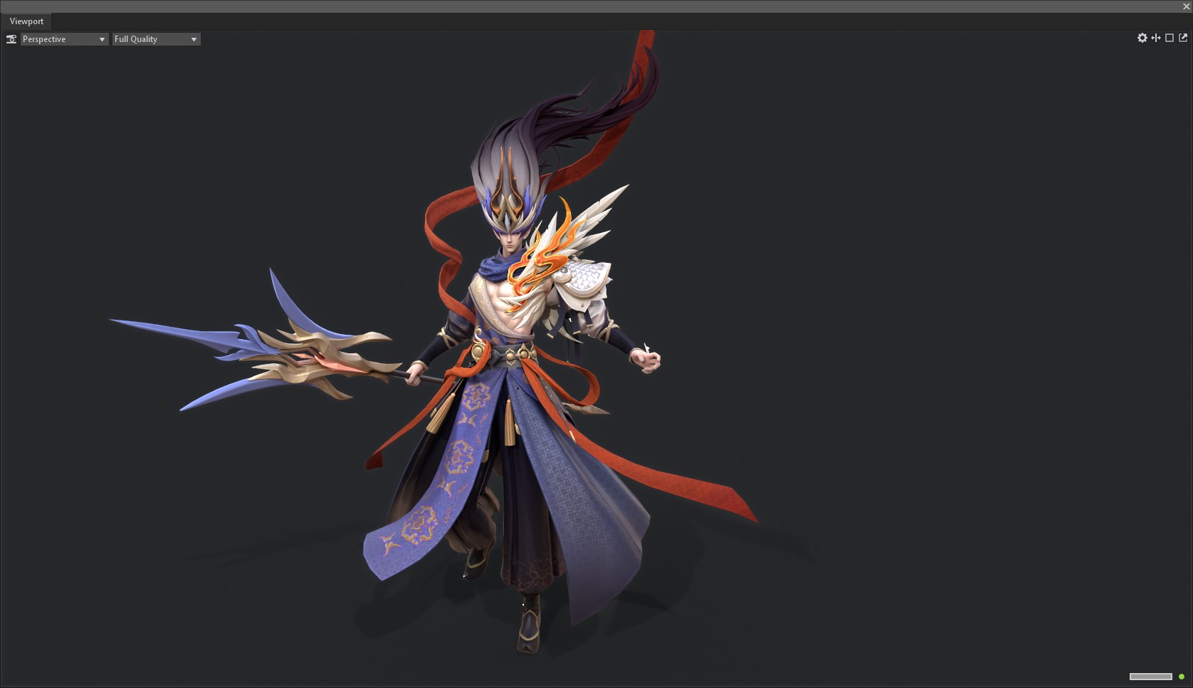 Yang Jian Low-poly 3D model_8