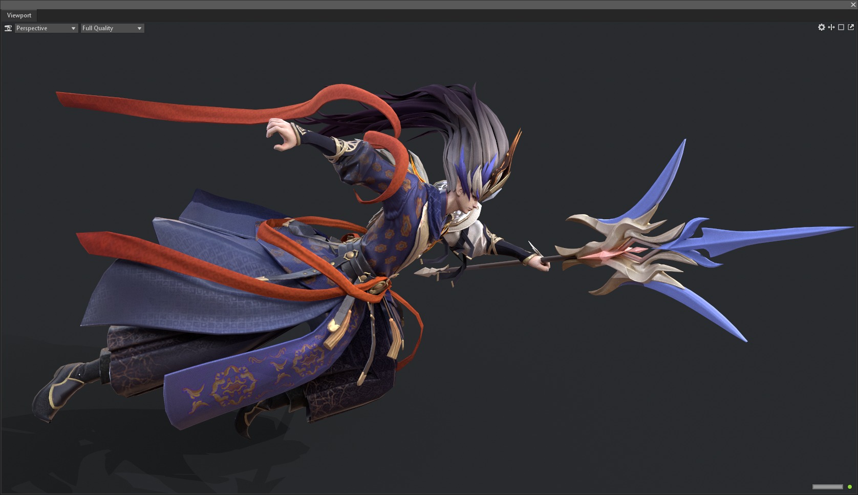 Yang Jian Low-poly 3D model_4