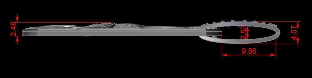 Pendant Atlantis sirena  magerit  3D print model_6