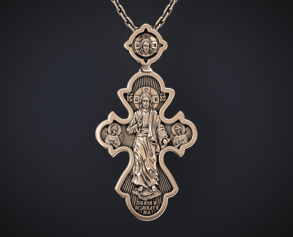 ORTHODOX CROSS 5 Printable Model 3D print model_2