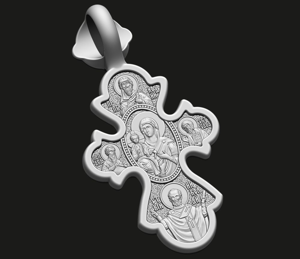 ORTHODOX CROSS 5 Printable Model 3D print model_10