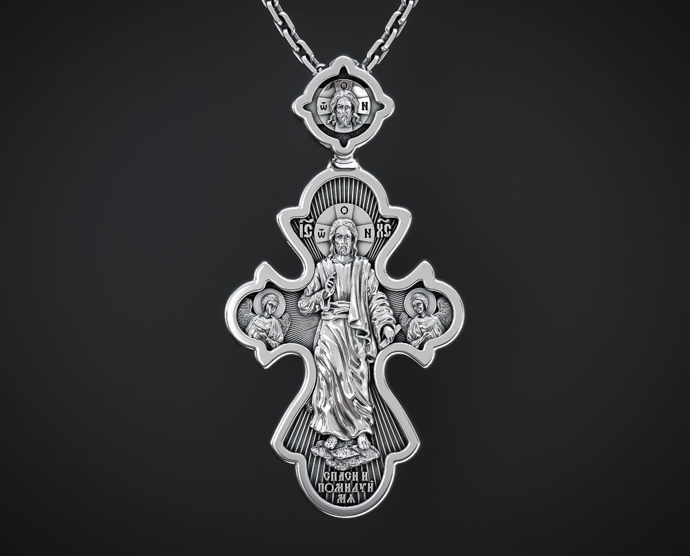 ORTHODOX CROSS 5 Printable Model 3D print model_4