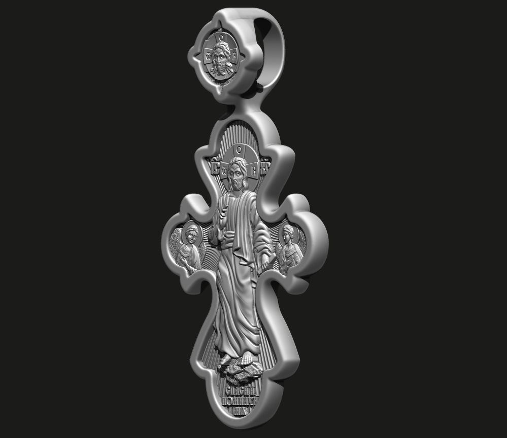 ORTHODOX CROSS 5 Printable Model 3D print model_8