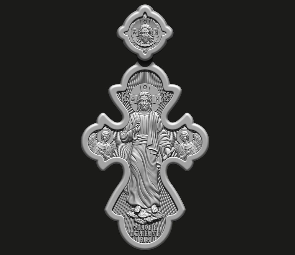 ORTHODOX CROSS 5 Printable Model 3D print model_7