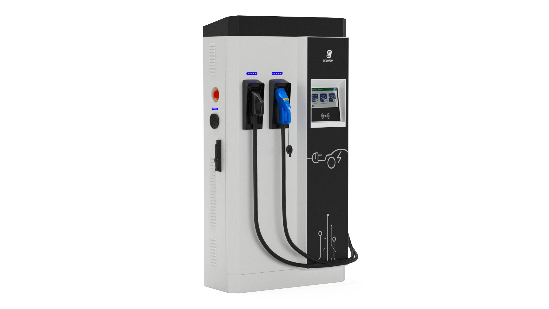 Circutor Raption 50 EV Fast Charging Station 3D model_1