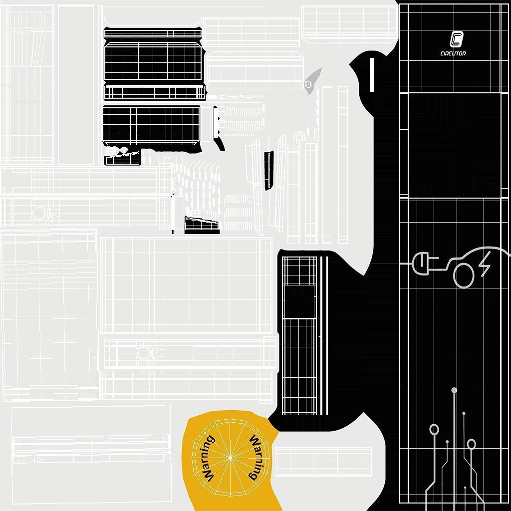 Circutor Raption 50 EV Fast Charging Station 3D model_12