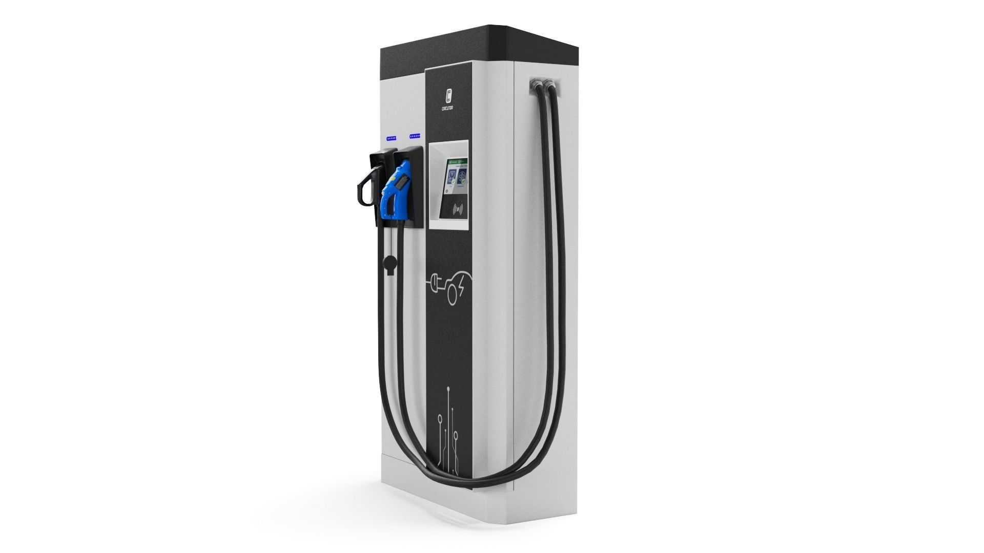 Circutor Raption 50 EV Fast Charging Station 3D model_7