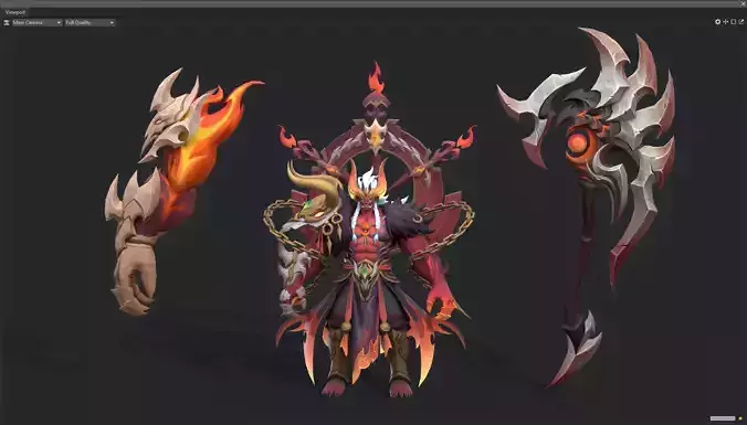 Tian Xing Low-poly 3D model