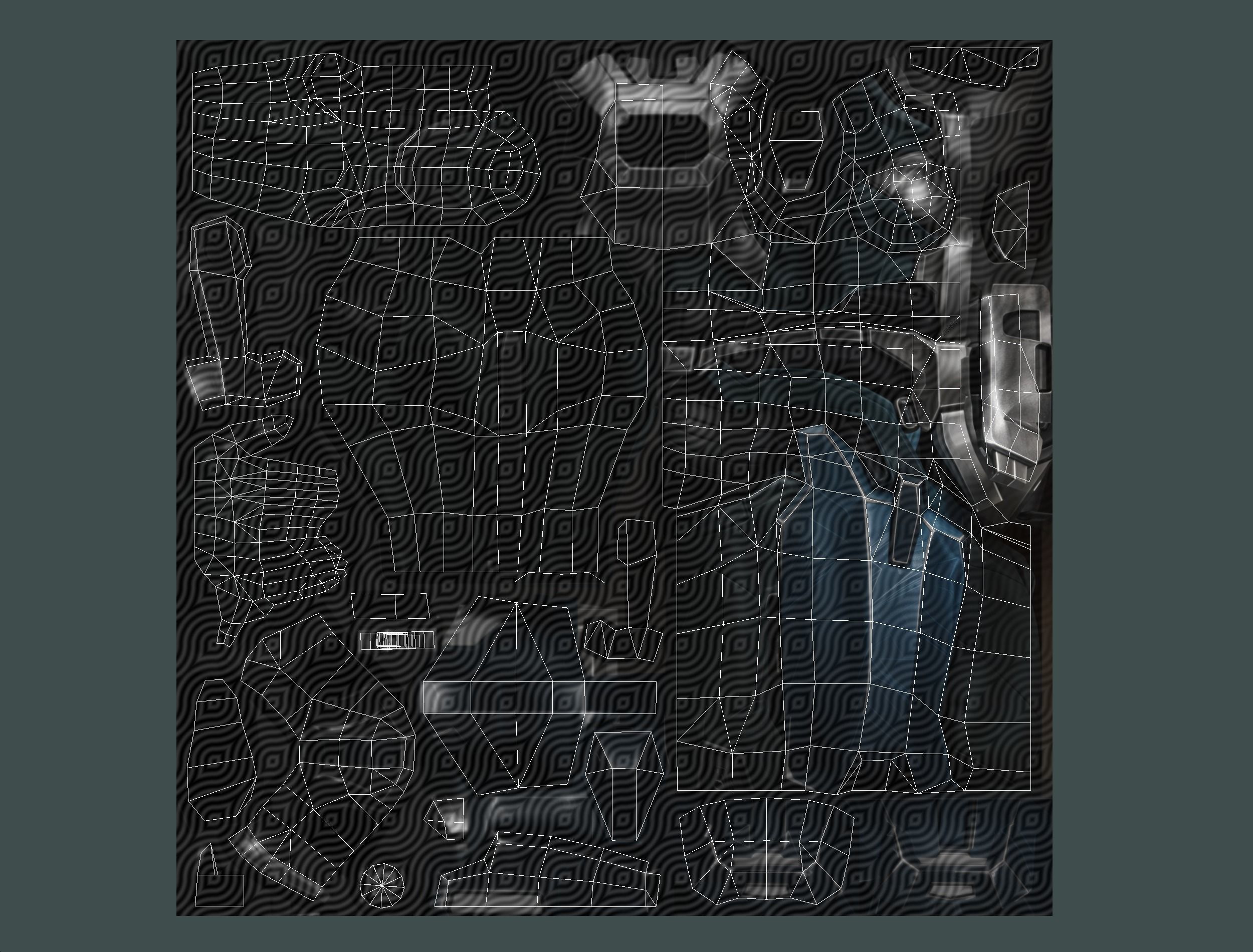 Cartoon Sci-Fi Cyborg Drone Trooper Soldier Low-poly 3D model_68